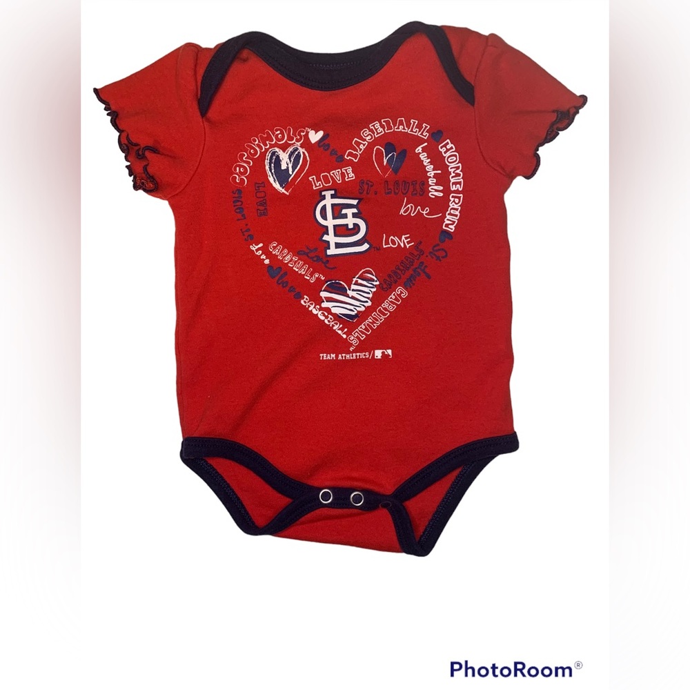 Girls St Louis Cardinals Onesie Size 0-3 Months